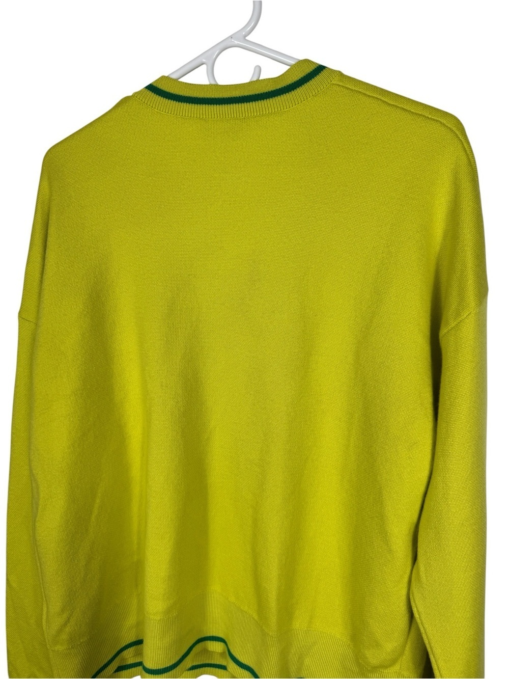 Kate Spade 100% Wool Noel Cardigan, Wasabi, Size XL - Picture 13 of 14